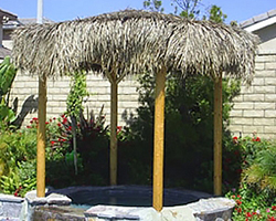12ft Round Mexican Palm Palapa/Tiki Hut