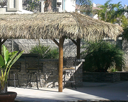 12x24 Hut w/Canyon Brown Stain Option