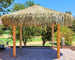 14 Foot Round Mexican Palm Tiki Hut/Palapa