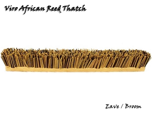 Viro African Reed Eave/Broom, 31 In x 4 In