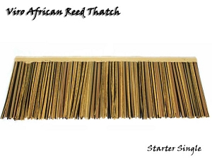 Viro African Reed Subroof Starter Shingle, 30 Inch x 12 Inch