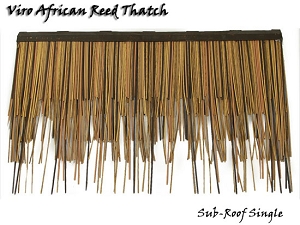 Viro African Reed Subroof Shingle, 30 Inch x 16.5 Inch