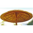 10.5' African Reed Palapa Underside Pictured 