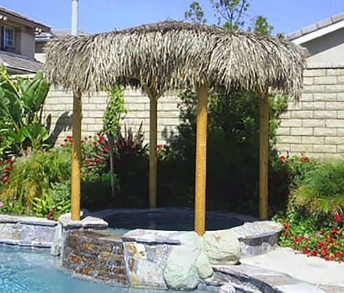 12ft Round Mexican Palm Palapa/Tiki Hut 