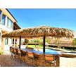 12x24 Mexican Palm Palapa - 2 Posts 