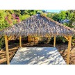 14x14 Palmex Hut Example: Options Shown: Natural Color Stain & Rope Kit. 