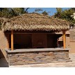 14x14 Mexican Palm - Cedar Stain Option 