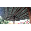 10x19 Tahitian Palm 2 Pole Palapa, Canyon Brown Stain Option 