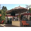 10x19 Tahitian Palm 2 Pole Palapa, Canyon Brown Stain Option 