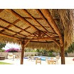 9x18 Hut w/ 1/2" manila rope option, Canyon Brown Stain Sealer 
