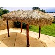 9x18 Hut w/ 1/2" manila rope option, Canyon Brown Stain Sealer 
