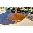 Example: 4ft Pine table with Cedar stain 