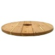 Option Example: 2 Foot Round Redwood Table 