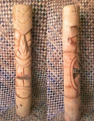 Lucky Tiki God Statue 