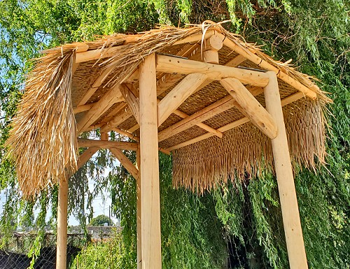 6x8 Gable Roof Mexican Palm Hut 
