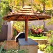 9' African Reed Palapa with wood frame 