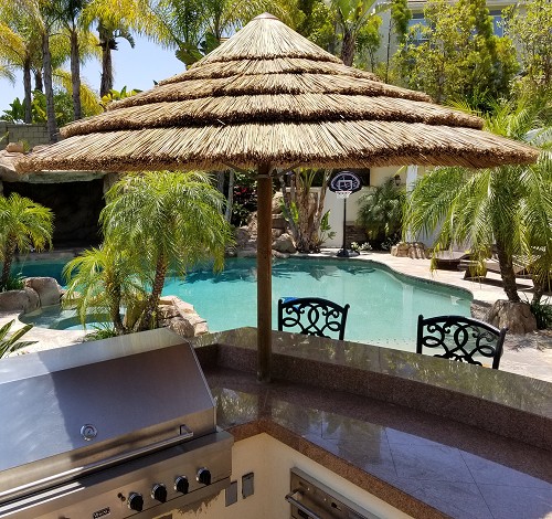 9' African Reed Palapa Pictured 