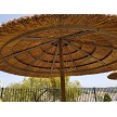 9' African Reed Palapa with metal frame Pictured (custom small pole used) 