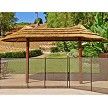 9x18 African Reed 2 Pole Oval Palapa 