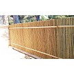 Example of bamboo fencing installation 