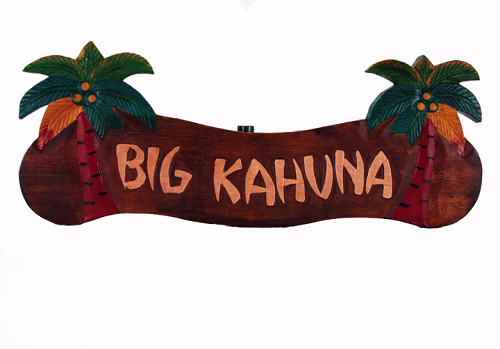 Big Kahuna Palm Tree Sign 