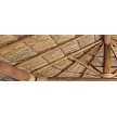 Example: 1/4"x6' Stainless Steel Round Bar with African Reed Thatch 