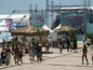 Tiki Huts on the Beach